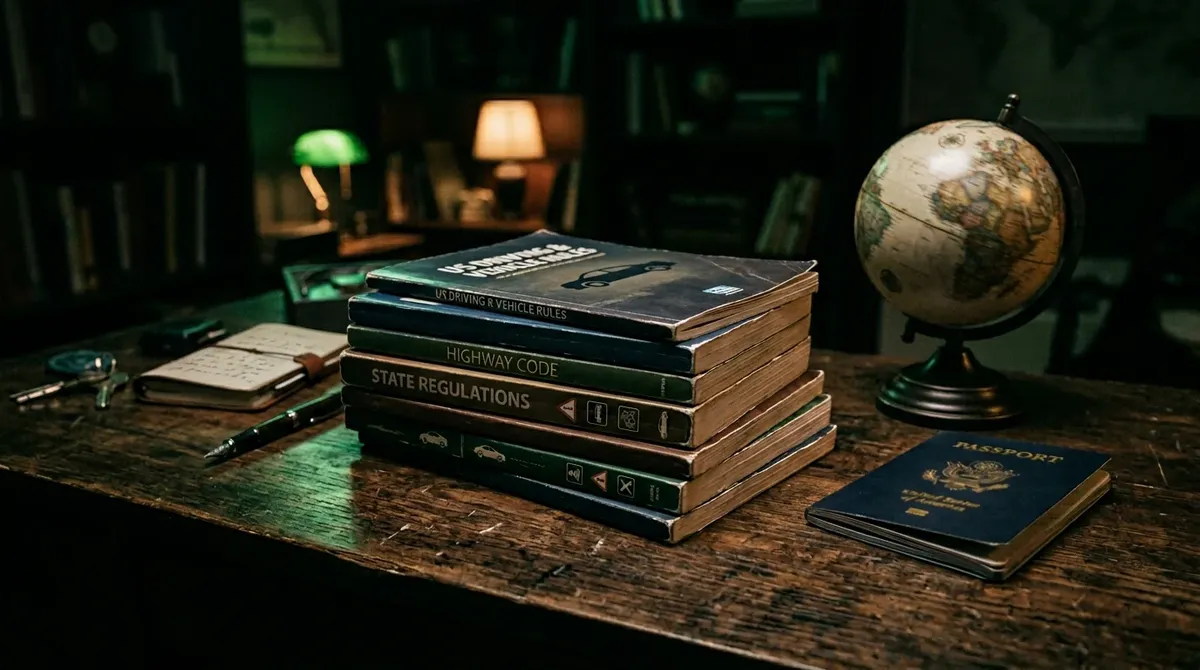 Materiały edukacyjne o zasadach ubezpieczeń na biurku