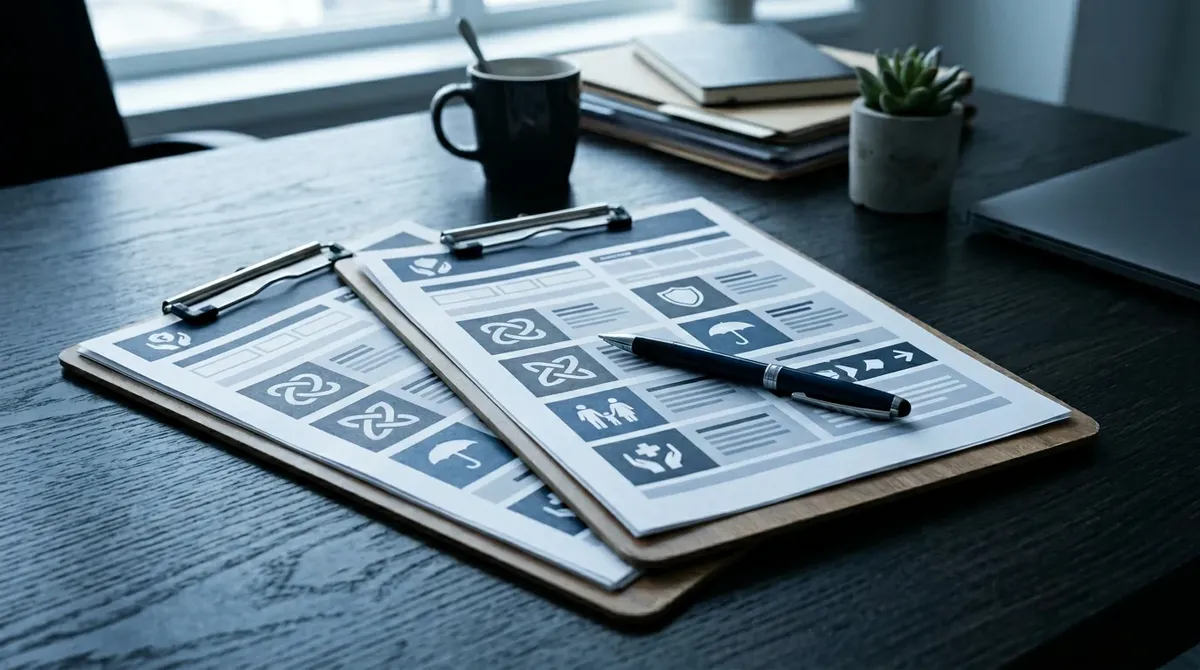 Materiały i notatki dotyczące warstw polisy ubezpieczeniowej